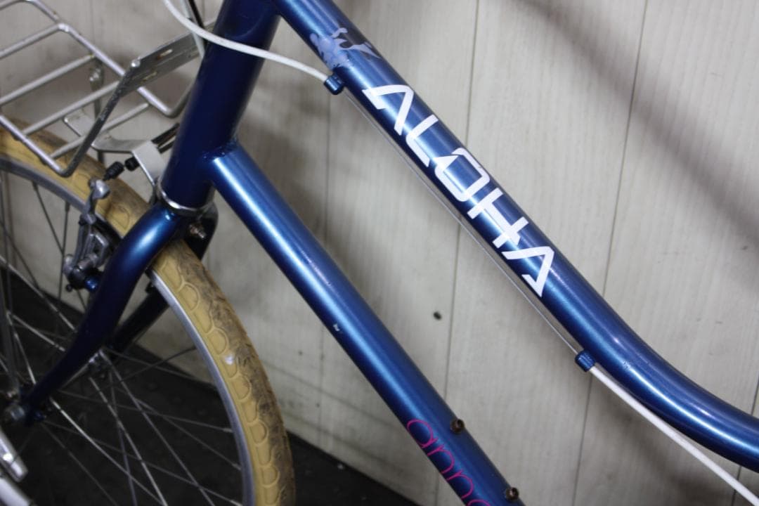 ANNAアンナ クリーム 20インチ 7速 アルミ380mm 青minivelo