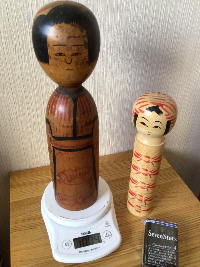 戦前作品 伝統こけし 工人＞秋田県 木地山系＞小椋久太郎 32.5cm 高橋金三