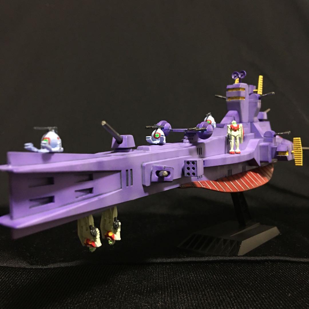 ガンダム ガンプラ 旧キット 1/1200 サラミス 完成品　戦艦