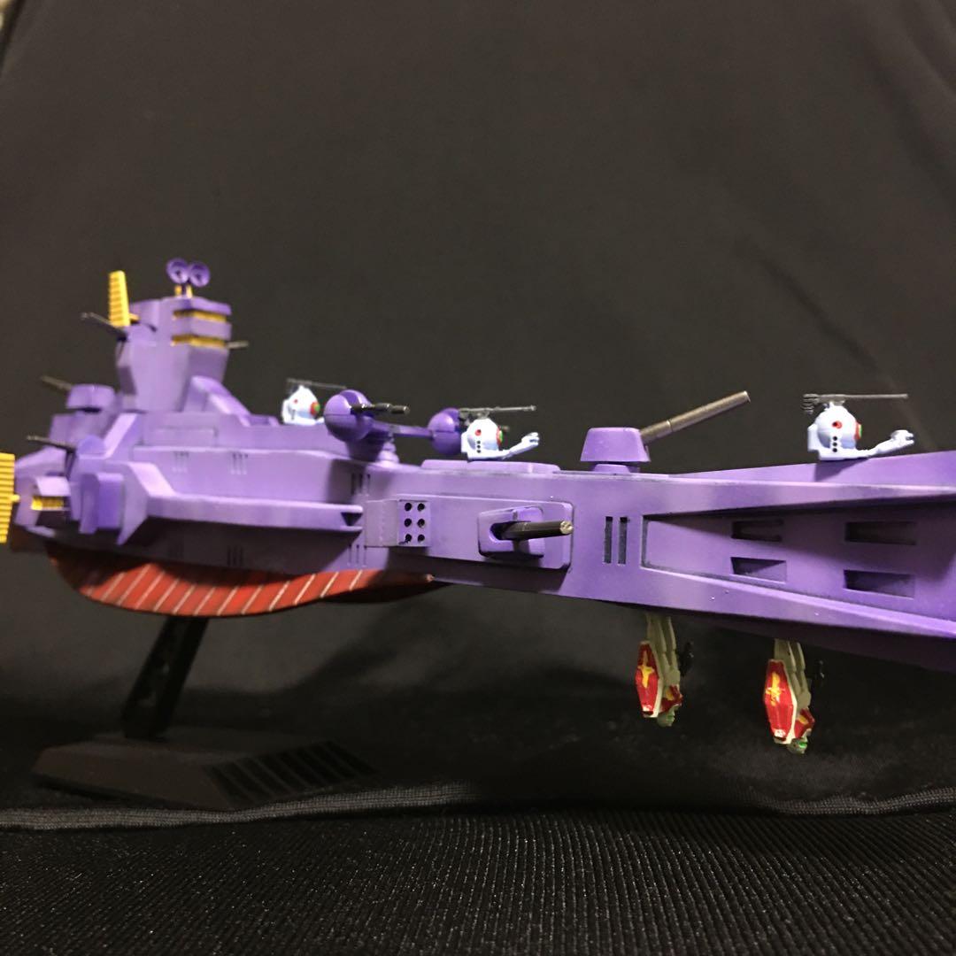 ガンダム ガンプラ 旧キット 1/1200 サラミス 完成品　戦艦