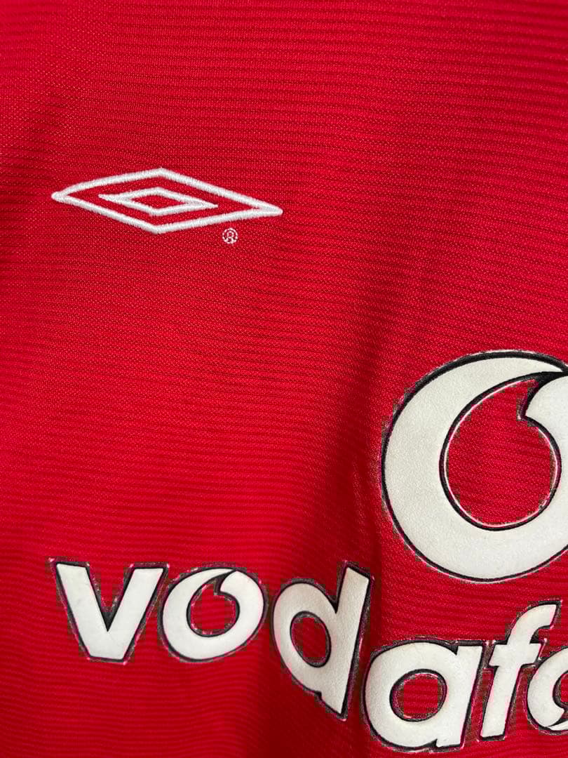 レア⭐️UMBRO マンチェスターユナイテッド 00/02 サッカーゲームシャツ