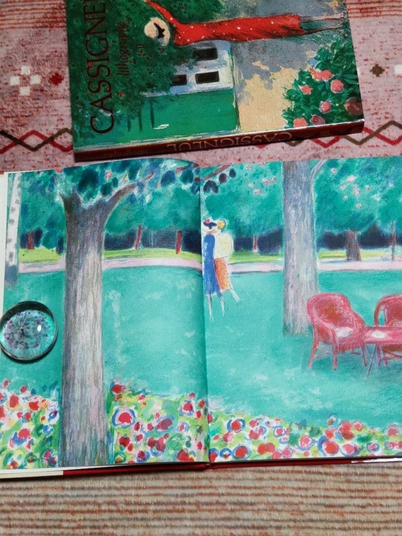 カシニョール画集　2巻セット　オリジナルリトグラフ３点付き