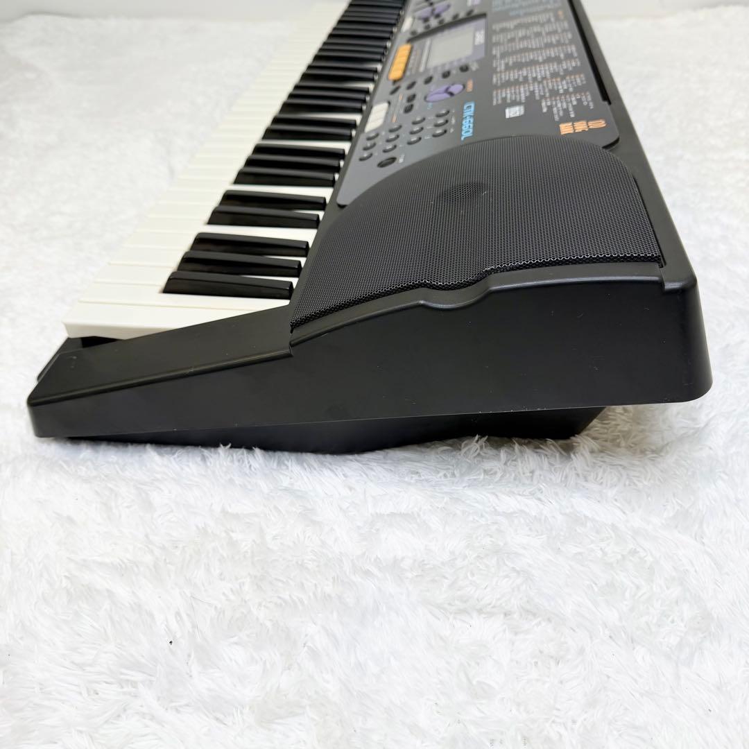 CASIO CTK-660L 電子キーボード 電子ピアノ ACアダプター付き