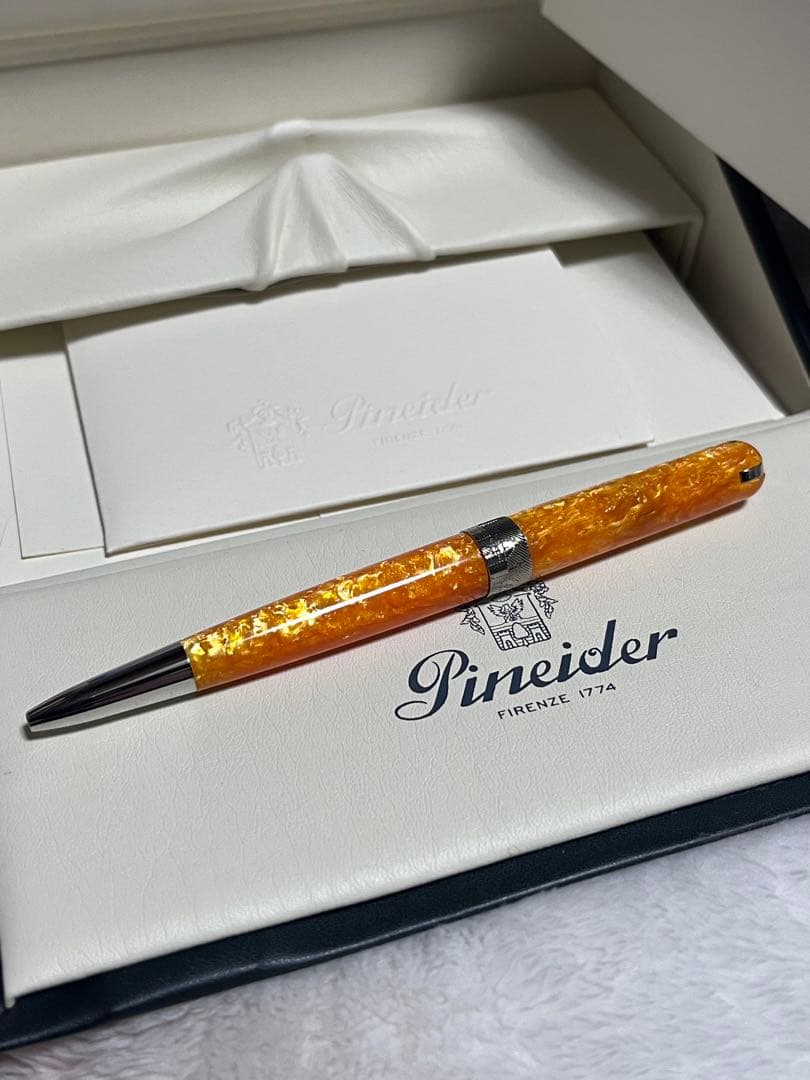 ☆廃番 新品未使用 ピナイダー ボールペン アバター サンフランイエロー☆