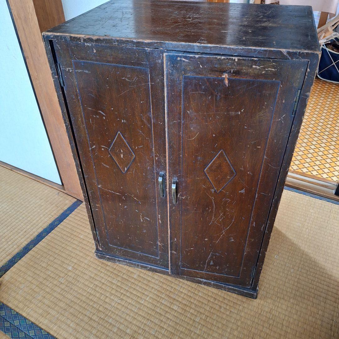 昭和　レトロ　レコード　棚　ヴィンテージ