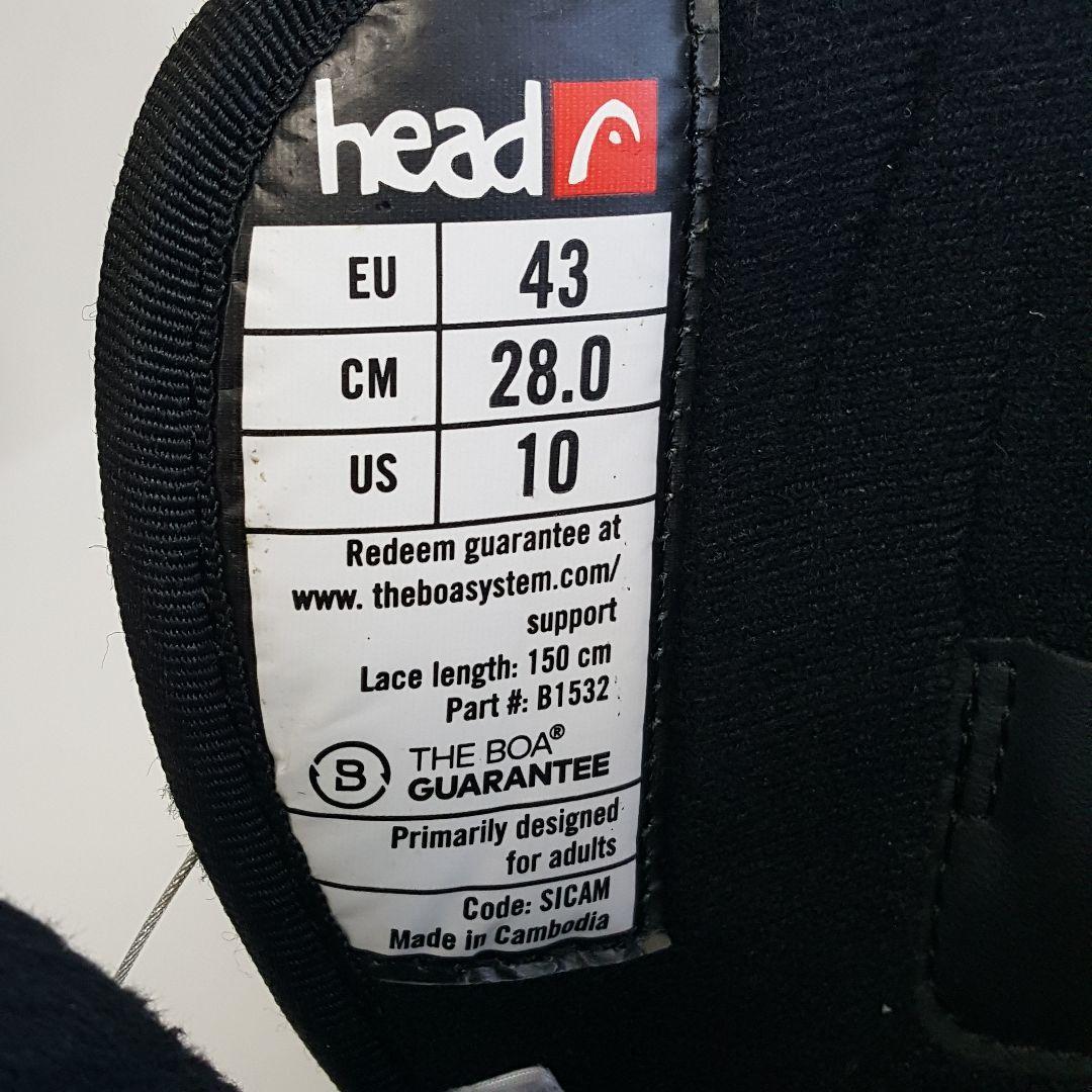 HEAD SCOUT BOA メンズ スノーボードブーツ ブラック 28.0cm