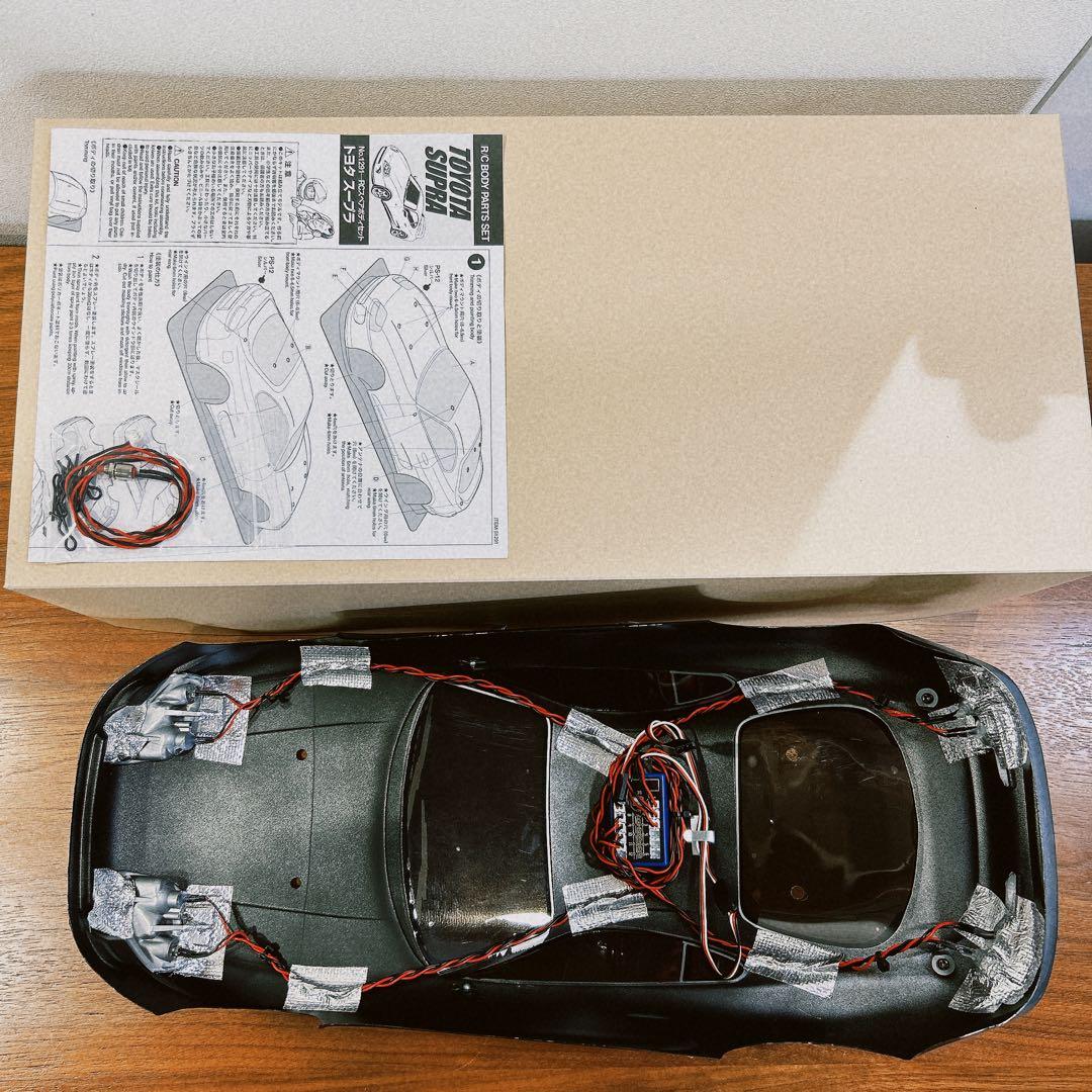 電飾付き SP.1291 1／10RC トヨタ 80スープラ スペアボディ