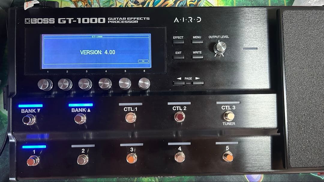 動作確認済み　バージョン4.0 BOSS GT-1000 ソフトケース付き
