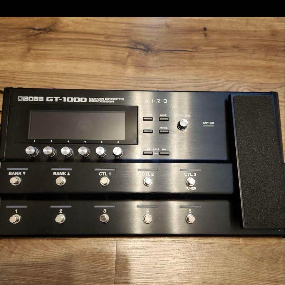 動作確認済み　バージョン4.0 BOSS GT-1000 ソフトケース付き