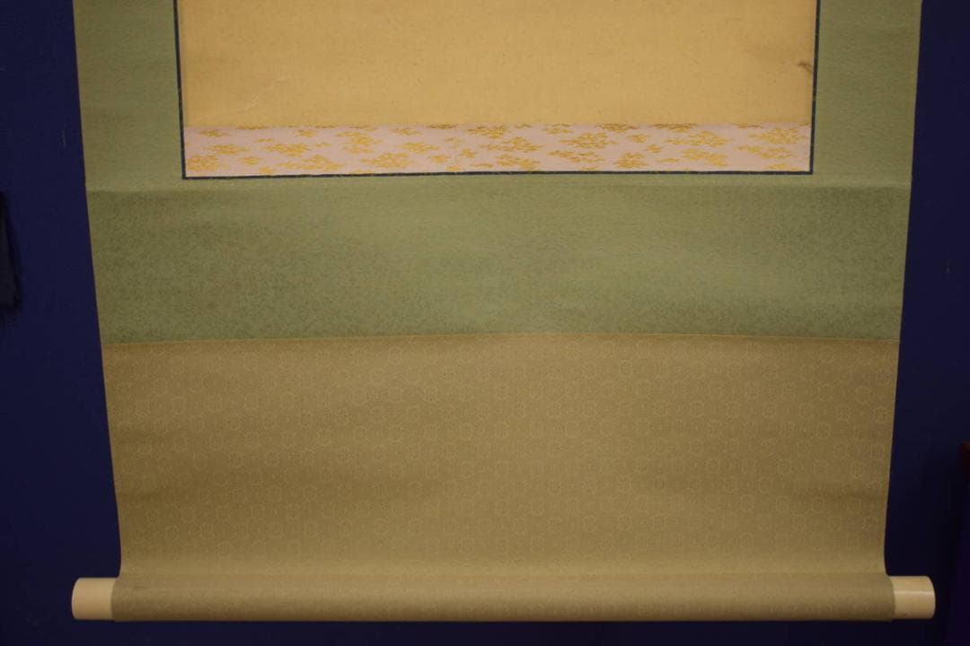 真作/春芳/達磨大師図/布袋屋掛軸HI-669