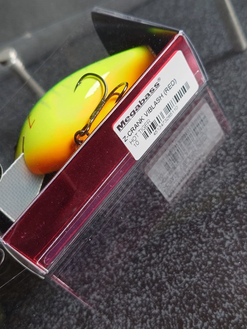メガバス z-クランク 赤 ウッド バイブラッシュ ホットタイガー 新品未開封