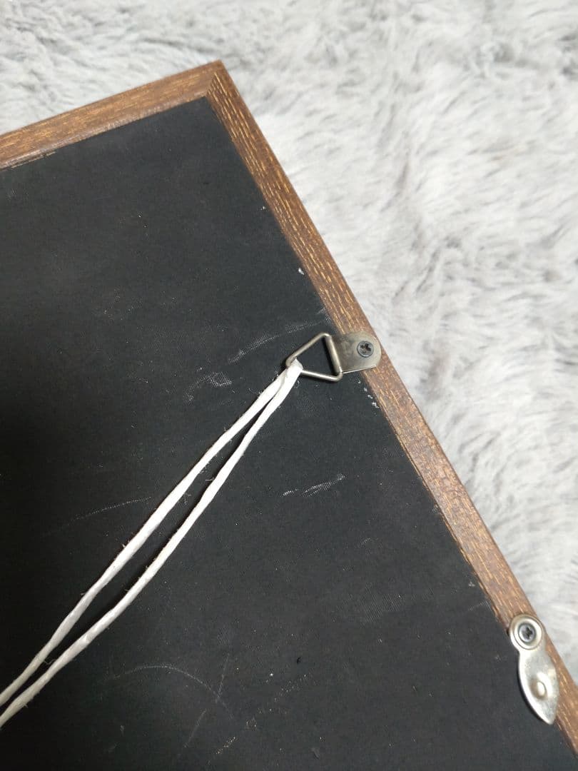 卵の油絵【コスモ・エッグ】1点物の原画◆作者サイン入り/額縁付属