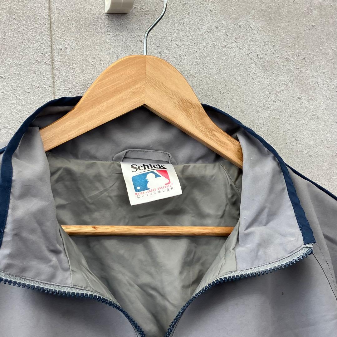 MLB カージナルス ハーフジップ プルオーバー ジャケット アノラック 灰