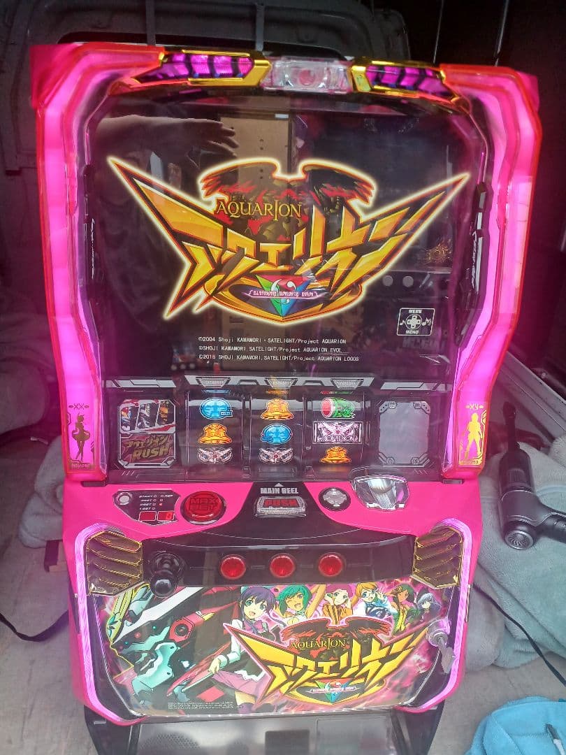 【送料無料】パチスロ アクエリオン ALL STARS　実機