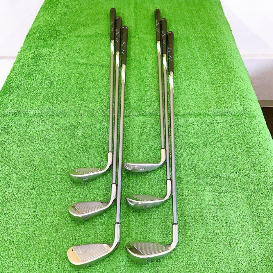 テ19★キャロウェイ X-22 豪華6本レディースアイアンセットL ライトブルー