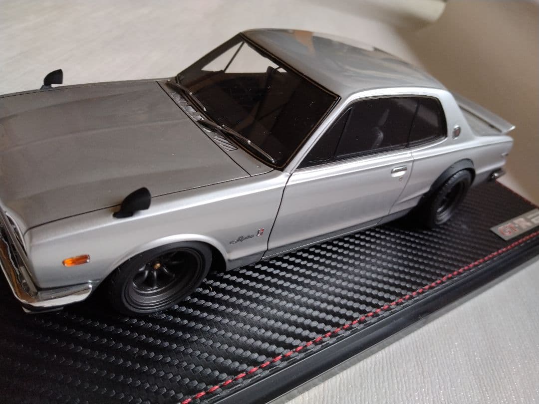 1/18 スカイラインGT-R ハコスカKPGC10クリアケース付ワイドタイヤ