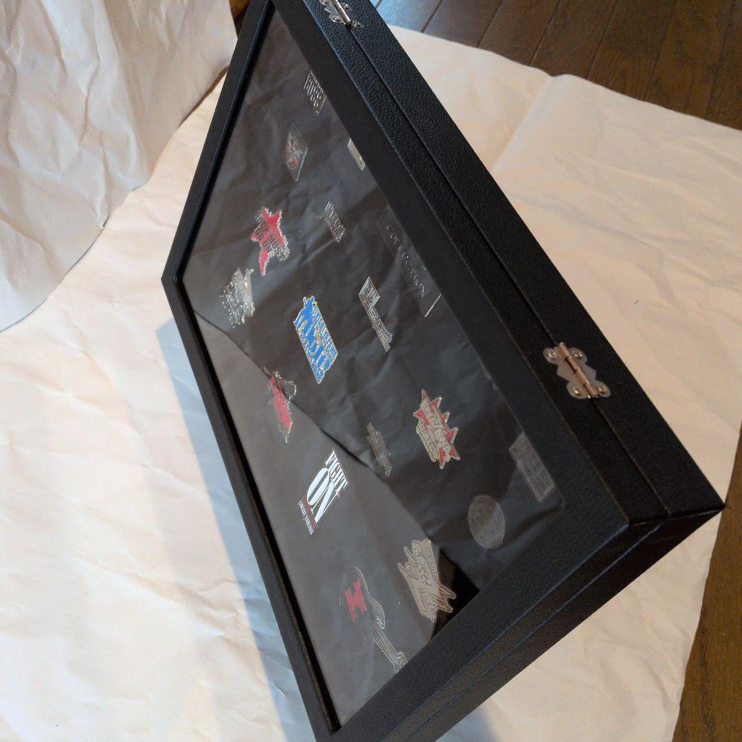 ひろ　矢沢永吉さん　ピンバッチ１８個　ケ−ス入り 未使用に近い　最終値下げ