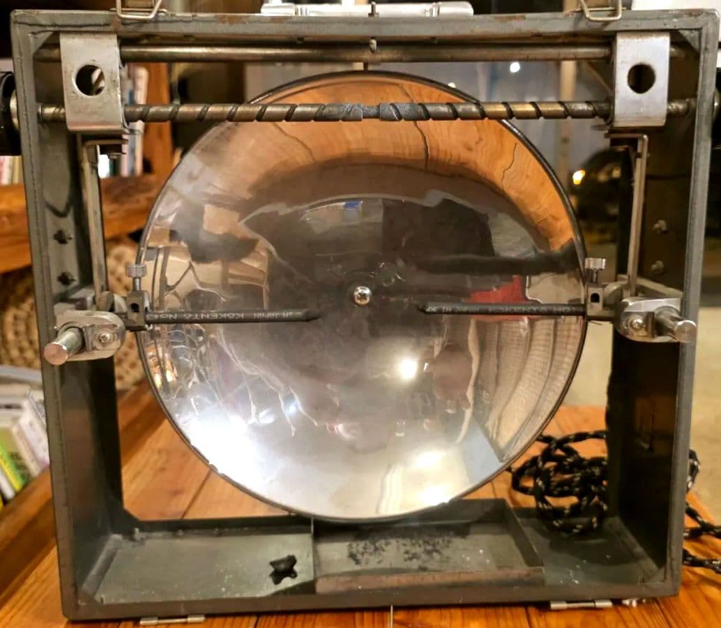 太陽医学光線治療器／動作品＋資料完備＋カーボン付属