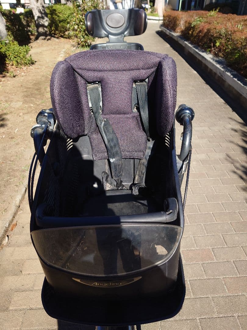 ブリヂストン　アンジェリーノ　 チャイルドシート付き 自転車