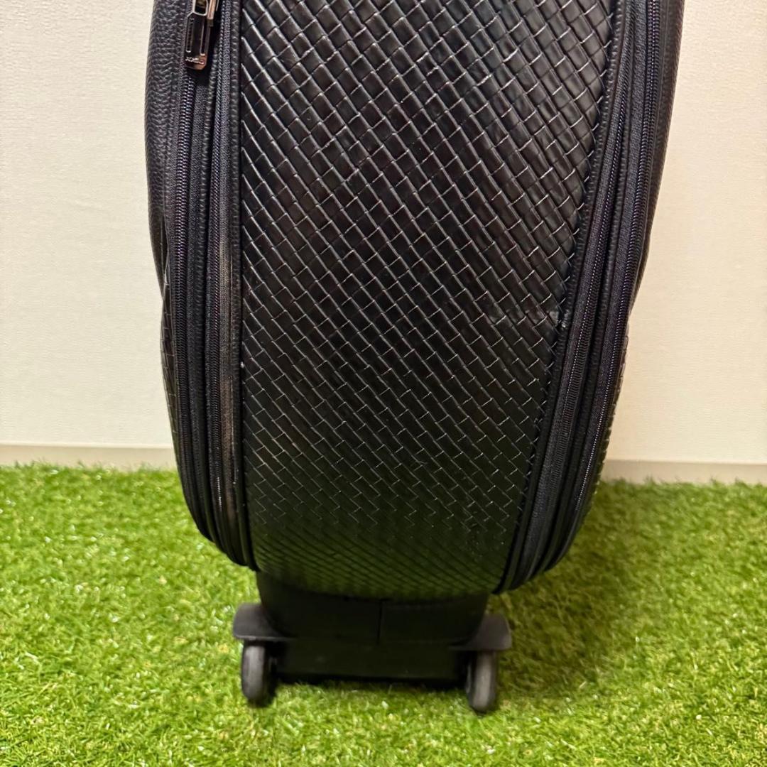 DUNLOP XXIO ゼクシオ キャディバッグ メンズ キャスター付 レザー