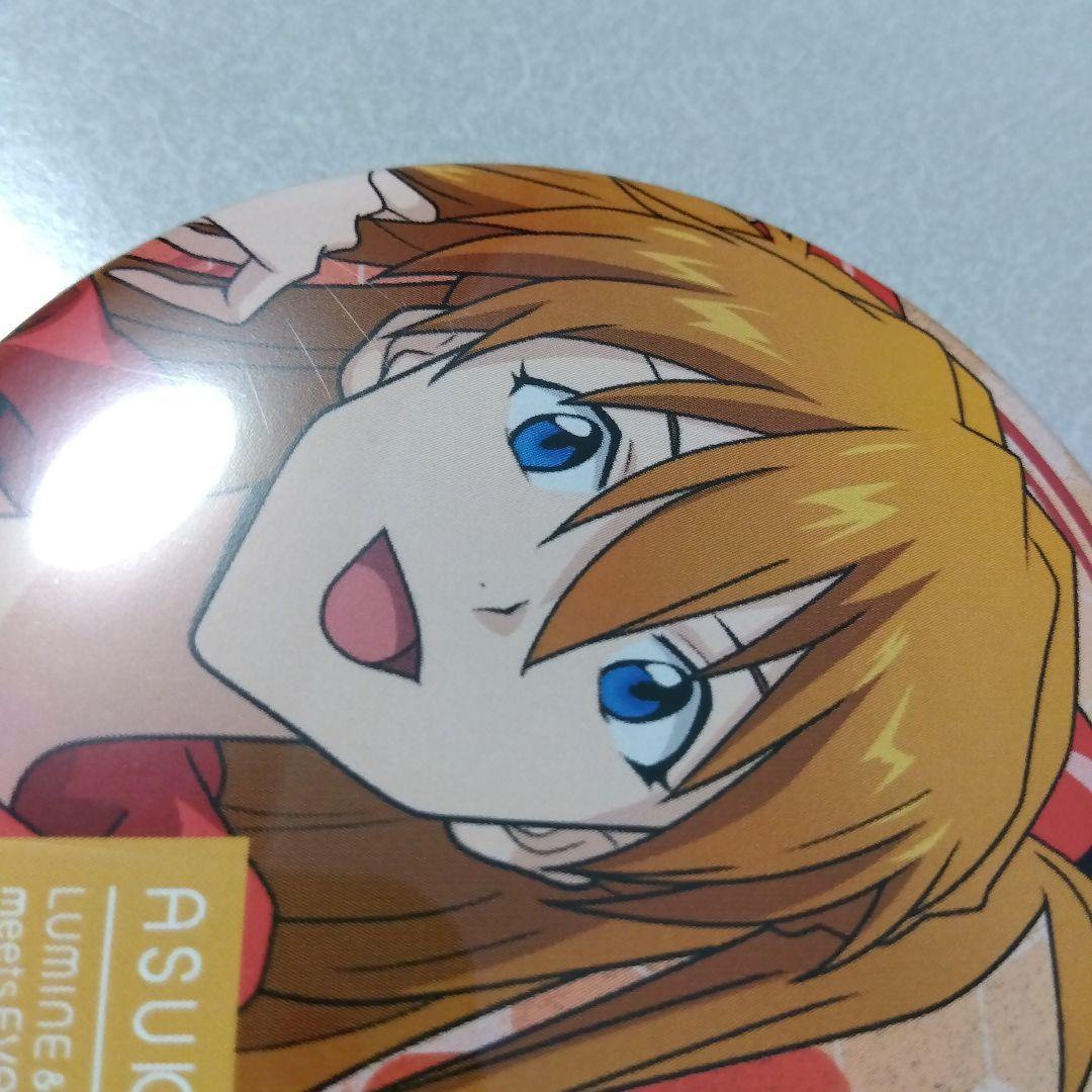 【エヴァンゲリオン】アスカ ルミネ＆ニュウマン コラボ 缶バッジ LUMINE