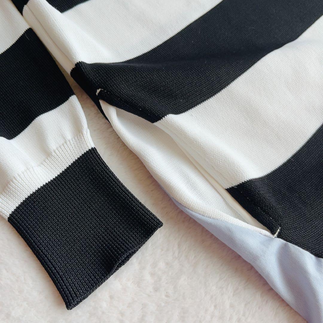 極美品　パーリーゲイツ　近年モデル　ワンピース　ボーダー　シャツ　モックネック