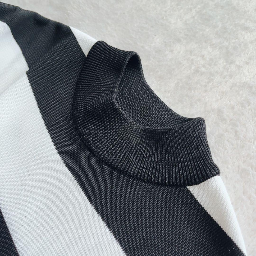 極美品　パーリーゲイツ　近年モデル　ワンピース　ボーダー　シャツ　モックネック