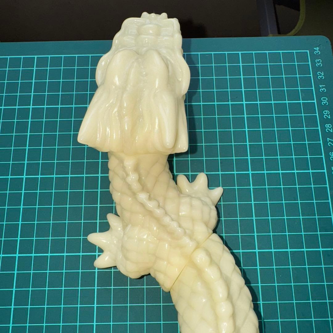 M1号　マンダ　第一期　緑　ピンク　蓄光版スタンダードサイズ　ソフビ　3体