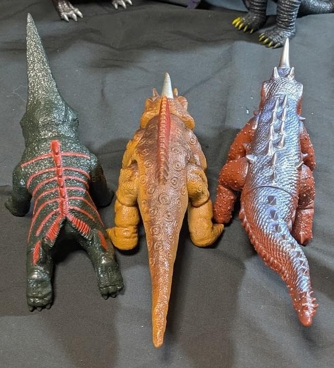 昭和ガメラ＆対戦怪獣（バンダイ）ソフビフィギュア コンプリート７体セット