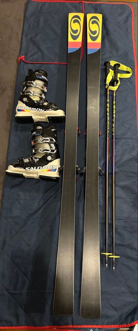 スキーセット サロモン 185cm ブーツ 25cm salomon