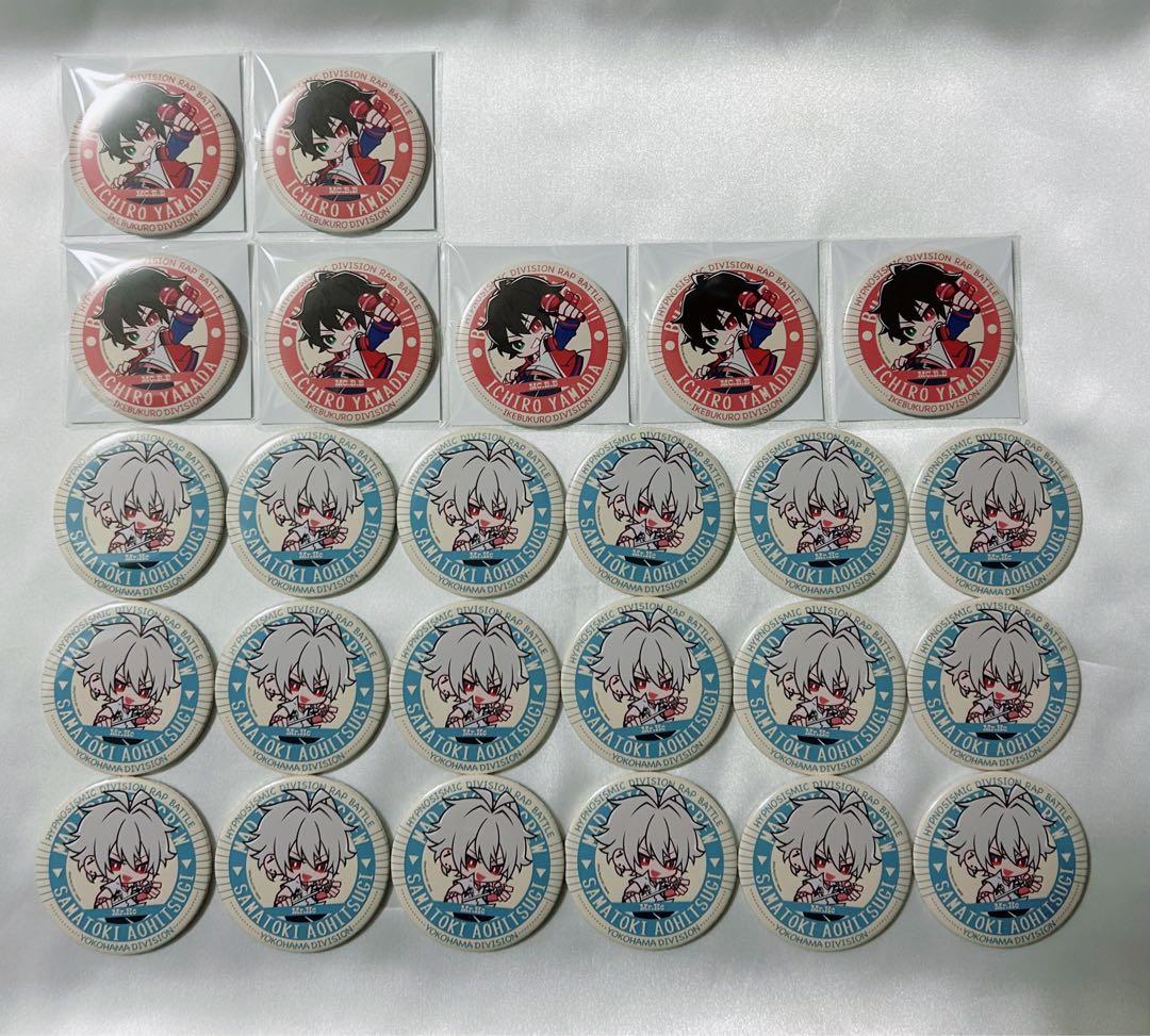 ヒプノシスマイク ヒプマイ 缶バッジ 碧棺左馬刻 山田一郎 ちびキャラ