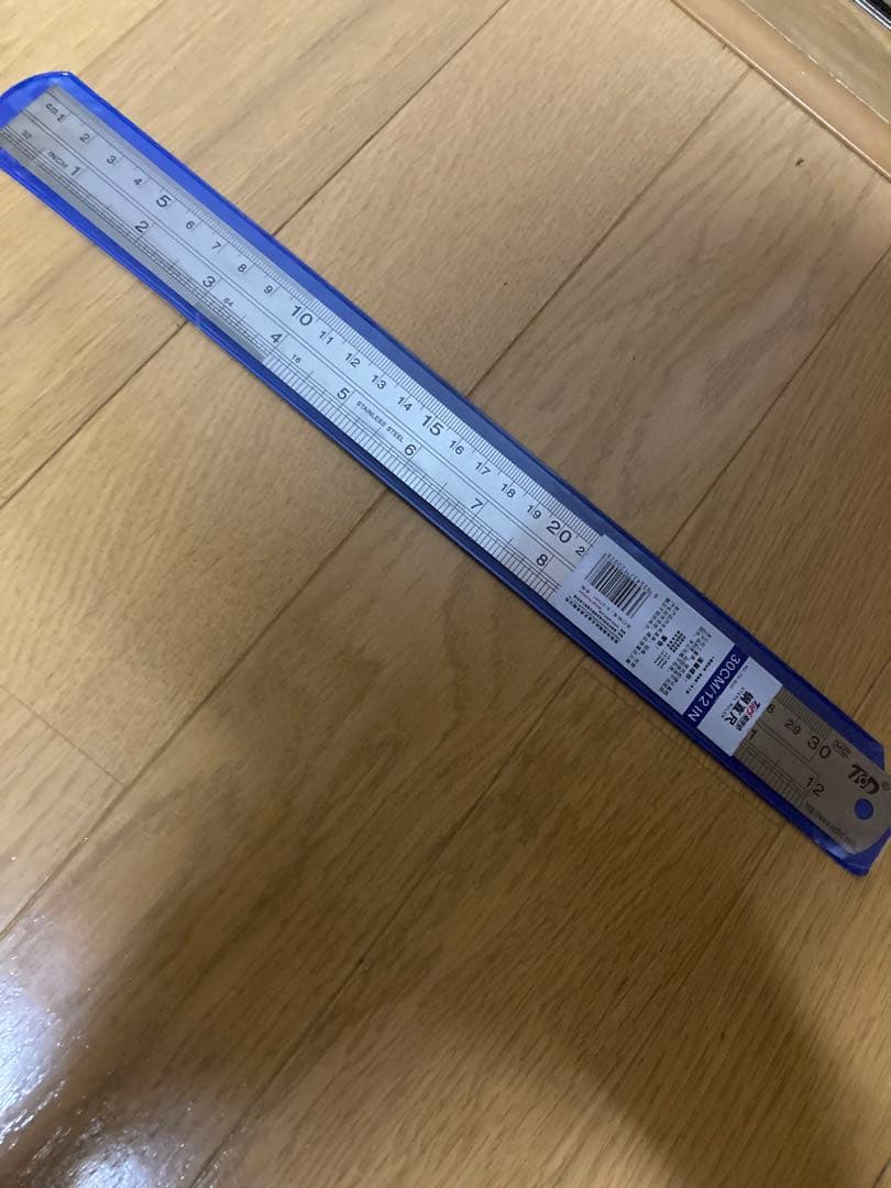30センチものさし　12インチスケール測り