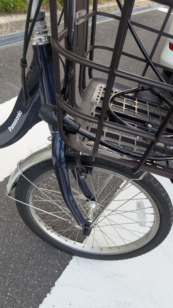 Panasonic製 三段変速付20インチ電動アシスト自転車ネイビー