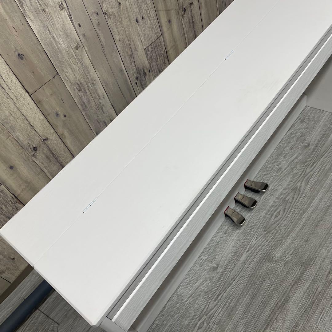 IKTMIアップライト型　88鍵盤電子ピアノ　ホワイト　直接引取歓迎　S1300