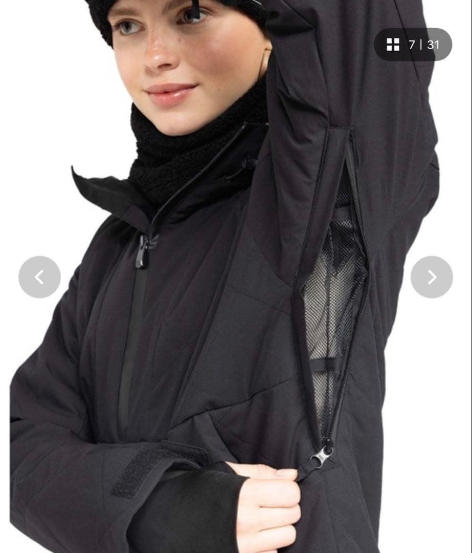 ロキシースキースノーボードアノラックジャケット　L