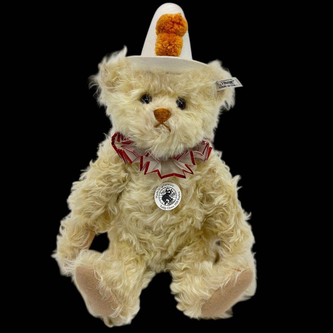 Steiff Teddy Clown Replica 1928 箱付ぬいぐるみ