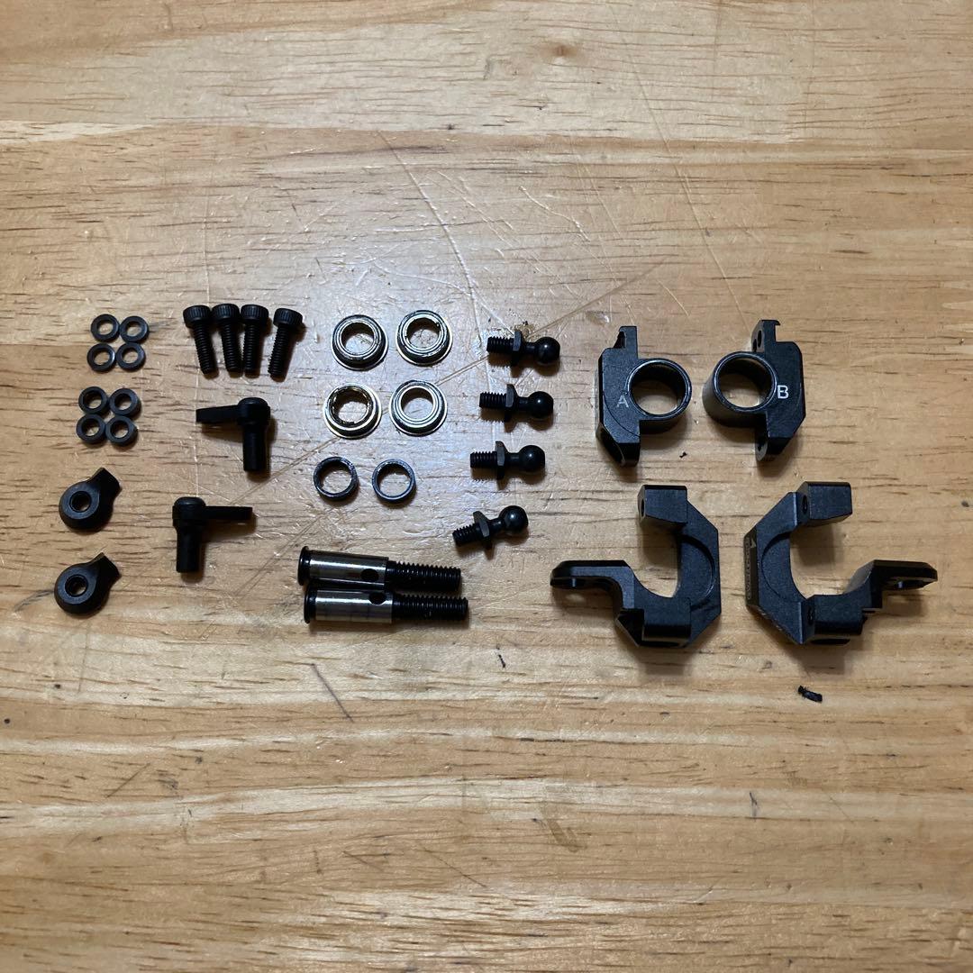 OVERDOSE アジャスタブルアルミナックルセット Type-2 ブラック