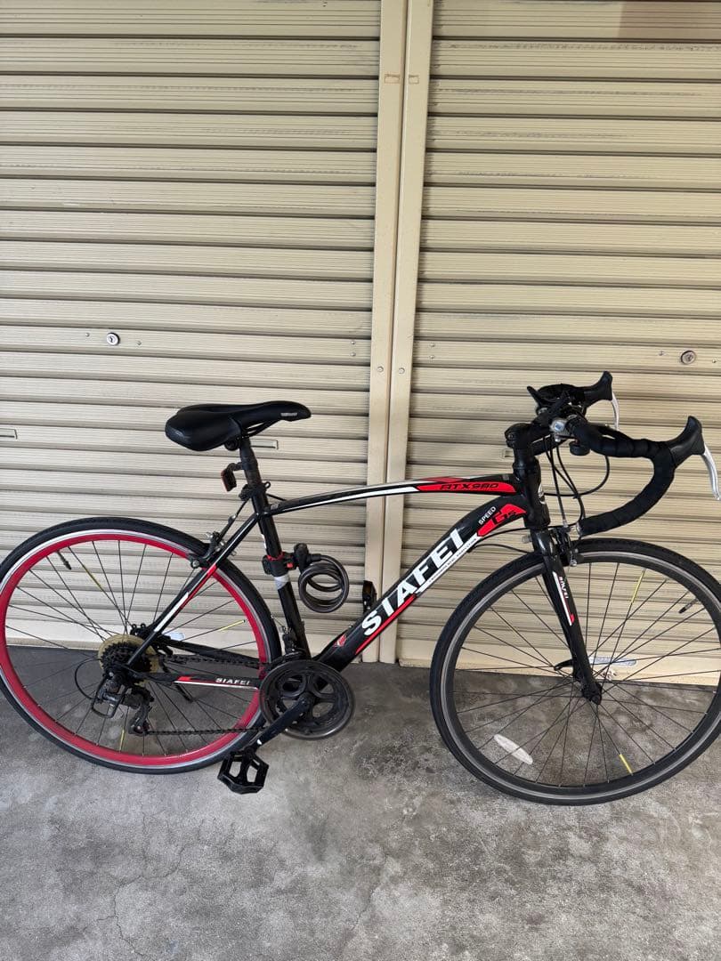 SIATEL ロードバイク ブラック/レッド