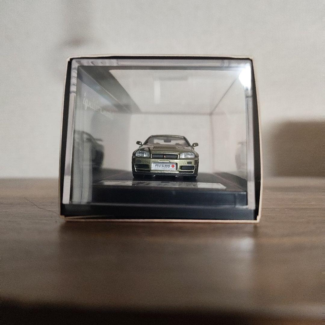 イグニッションモデル　ニスモ　R34GT-R　1/64　ミニカー　1873