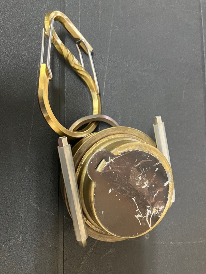 EVOLUTION MOUNTAIN アーマー五徳(真鍮)ブッシュカラビナセット