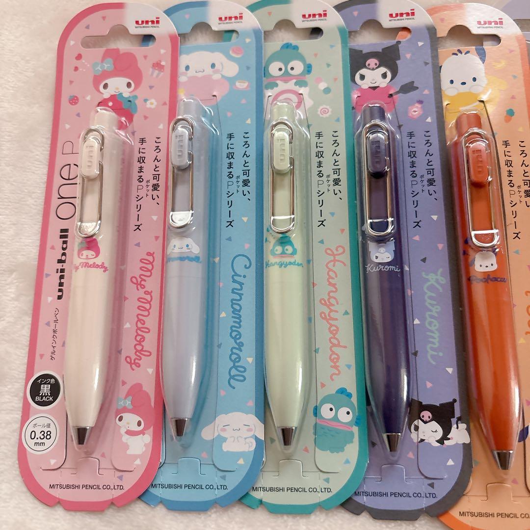uni ボールone Ｐボールペン 0.38mm カラフルキャラクター