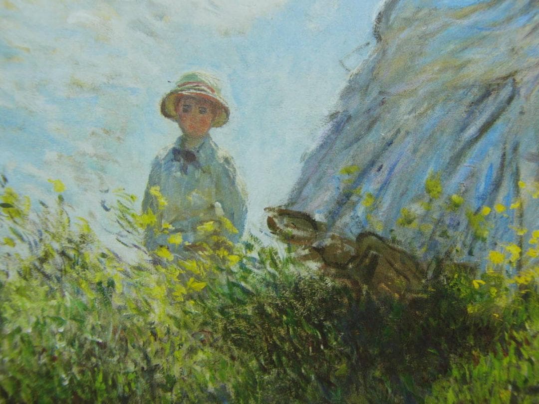 クロード・モネ「Woman with a Parasol-Madame Mone