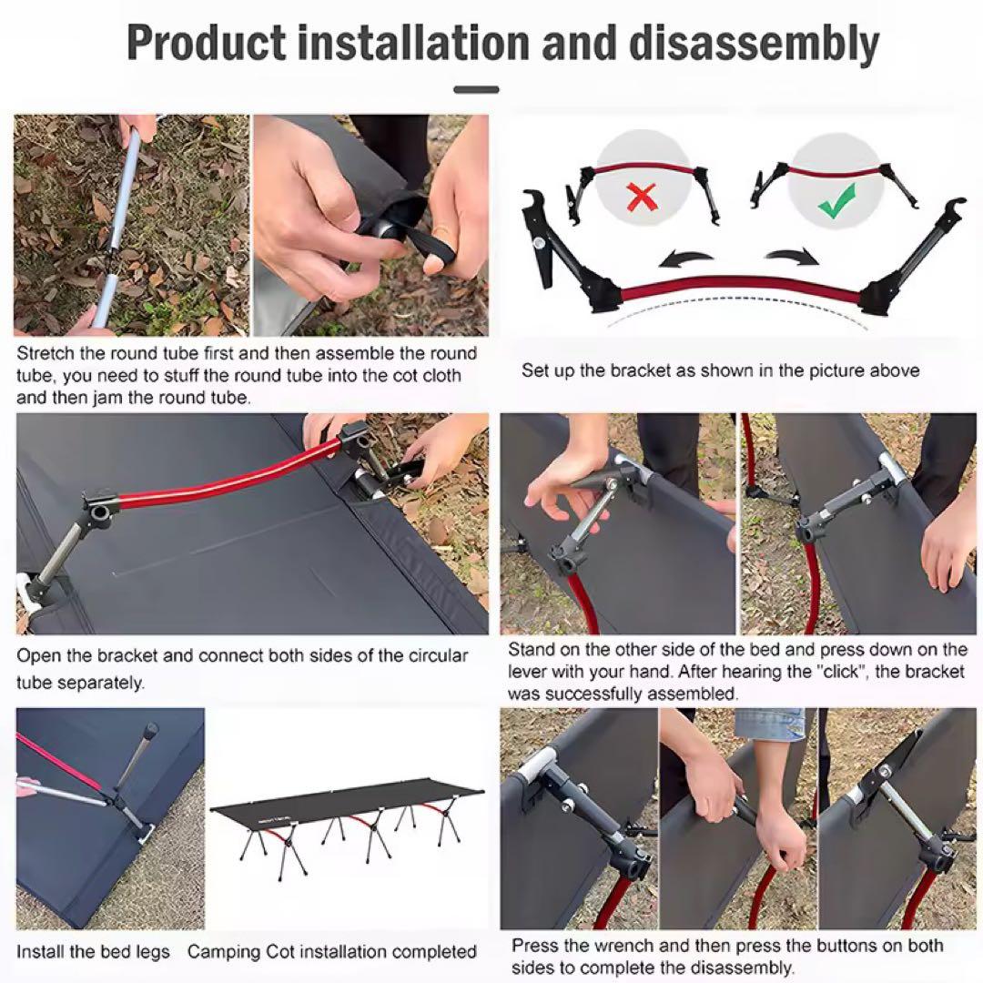 Soomloom コットテント 軽量 ツーリングテント　登山テント　ソロテント