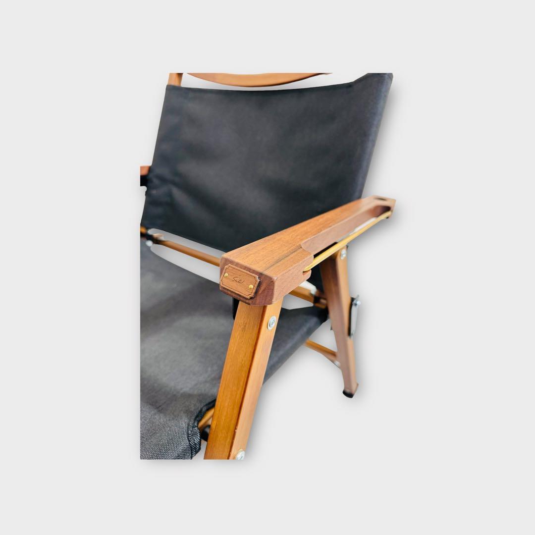 6850.クイックキャンプ チェア カスタム ブラック