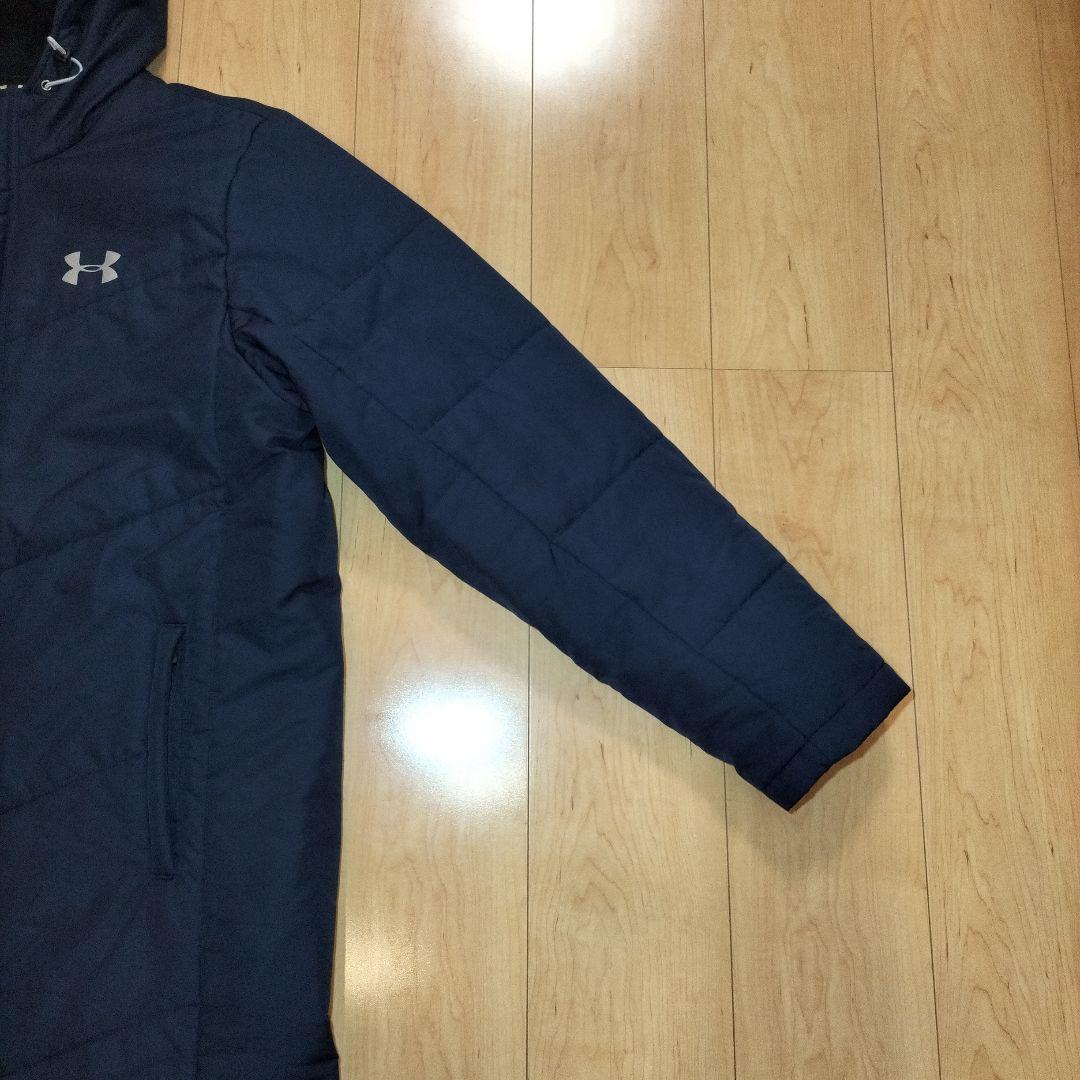 ひまわり　Lサイズ 美品【アンダーアーマー】ベンチコート 中綿入り 軽量＆