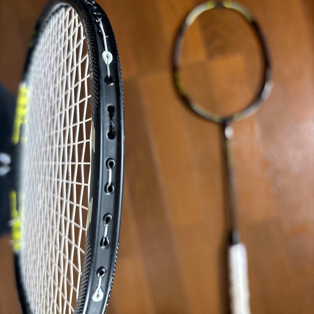 ミズノバドミントンラケットフォルティスジャンク品2本セット