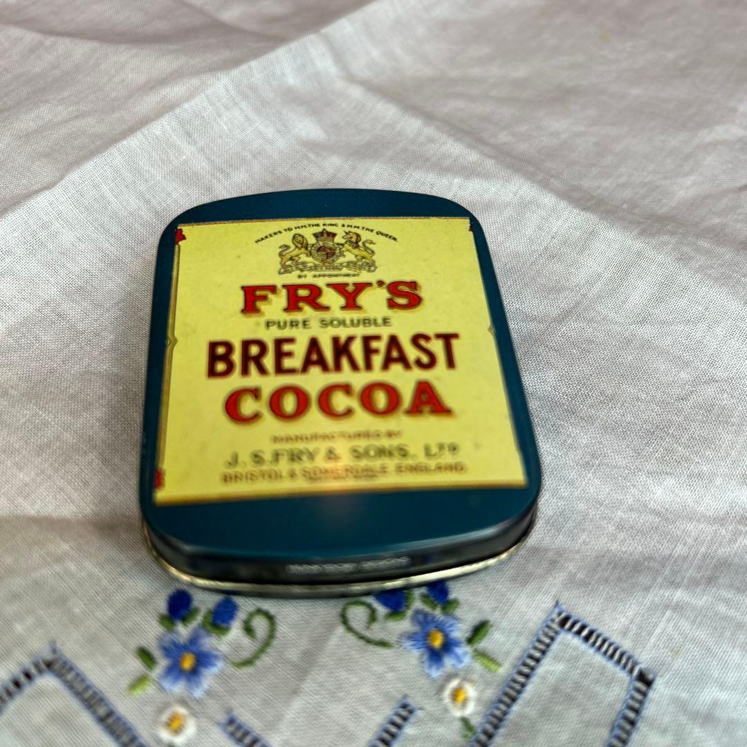 イギリスヴィンテージRobertOpieFry’sBreakfastCOCOA缶