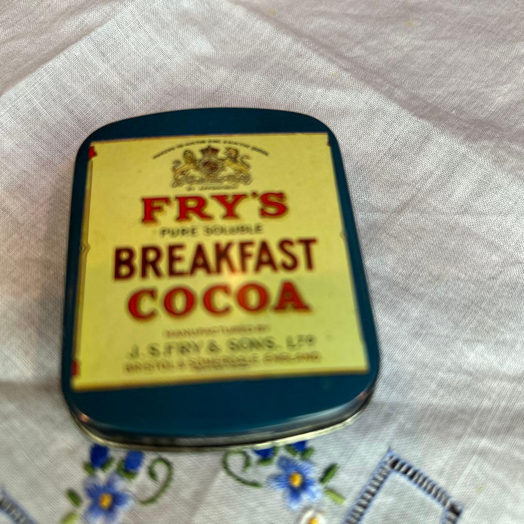 イギリスヴィンテージRobertOpieFry’sBreakfastCOCOA缶
