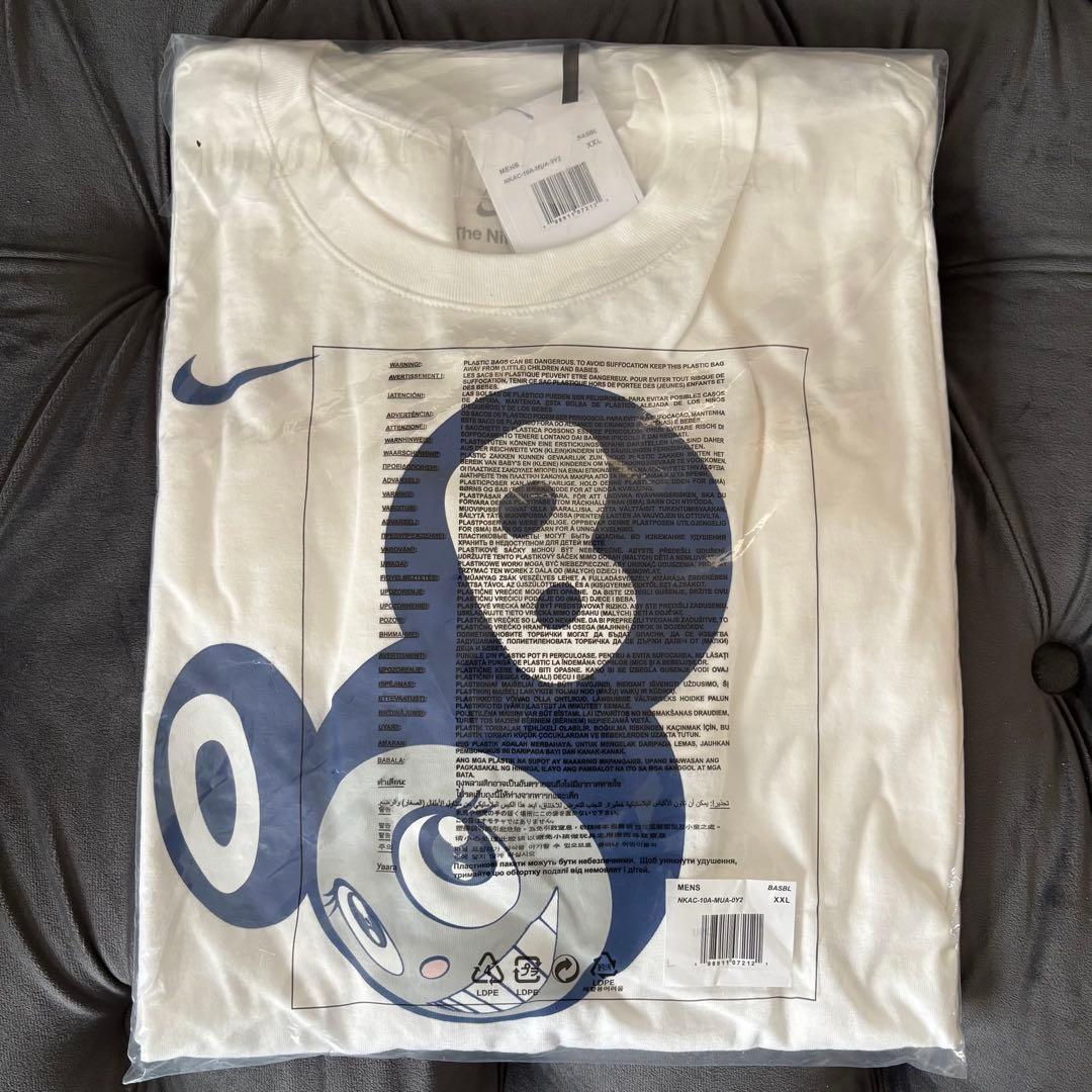 【XXL/新品未使用】村上隆 MLB 東京シリーズ ドジャース ロンT ホワイト