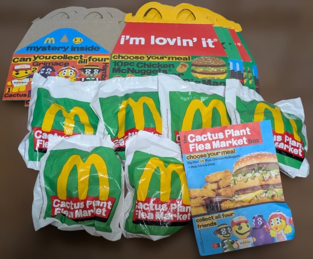 【未開封・全4種コンプ】マクドナルド × CPFM コラボフィギュア 6個セット